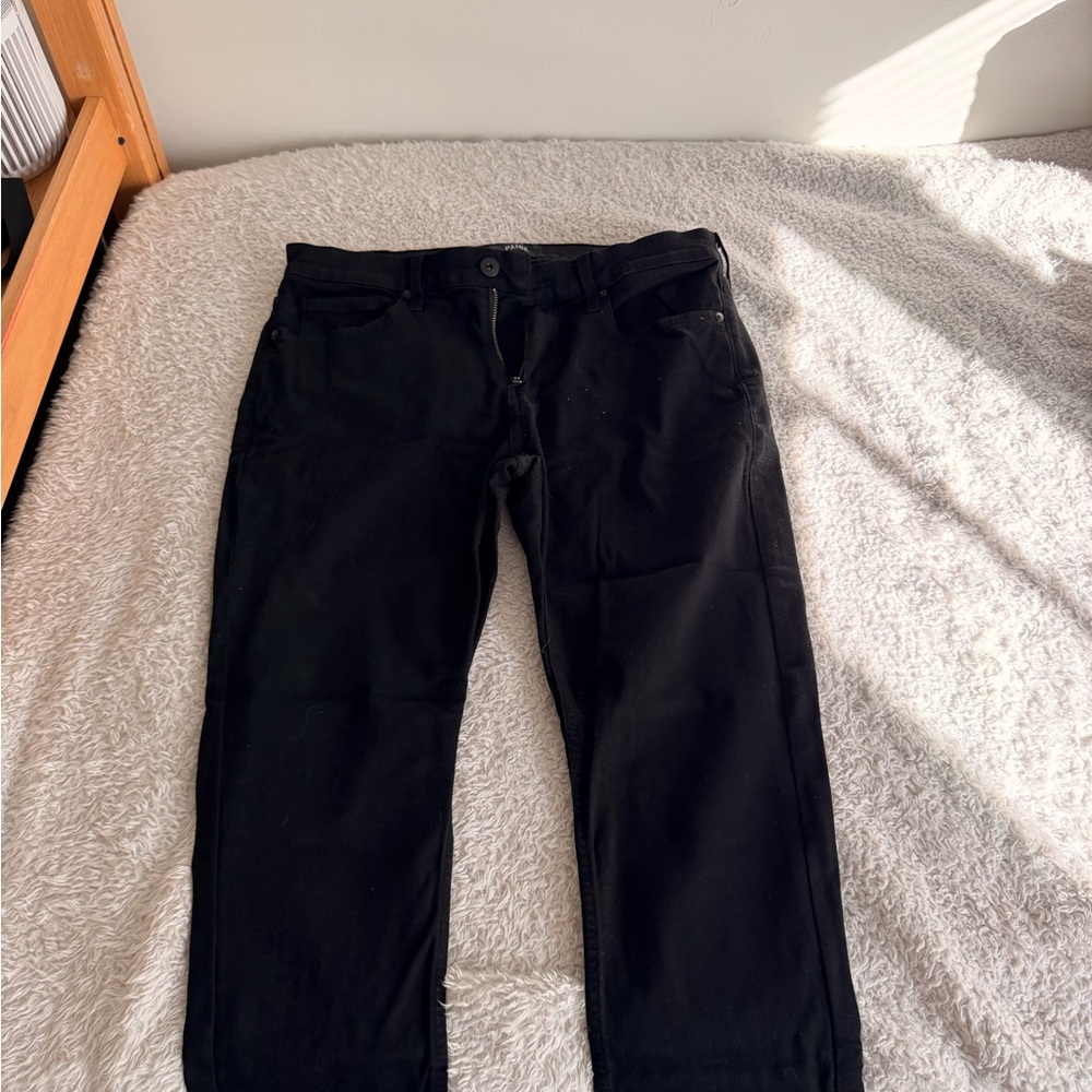 PAIGE Black Denim Jeans
